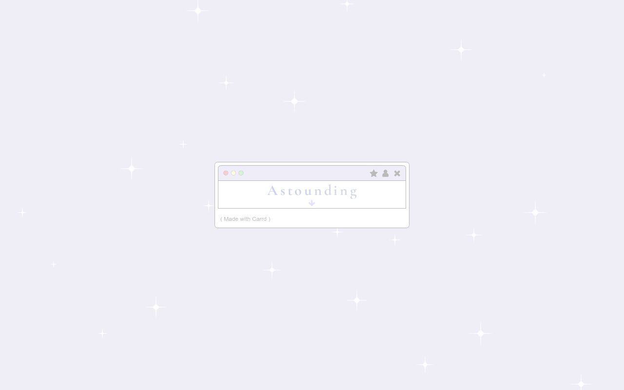 Carrd profile picture for @astounding